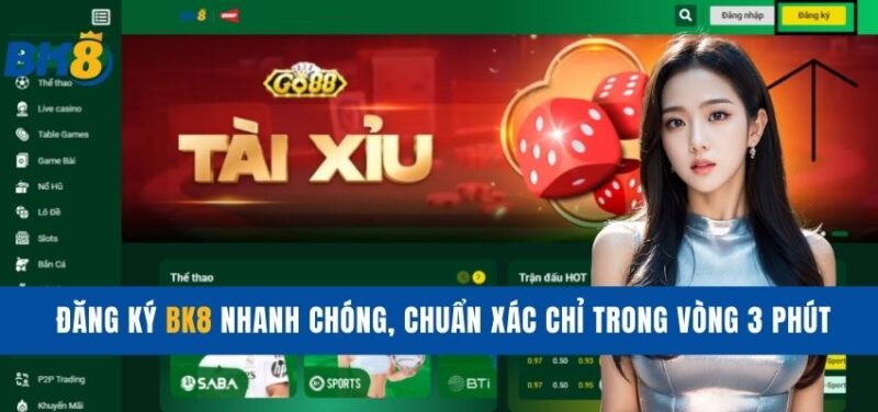 đăng ký BK8